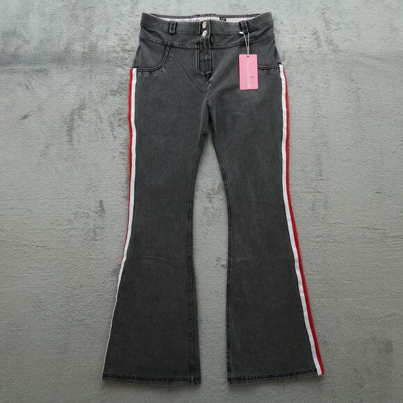 Shascullfites Melody Jeans Girls XXL Mid-Rise Flare Stretch Denim 31" Inseam - Picture 1 of 15